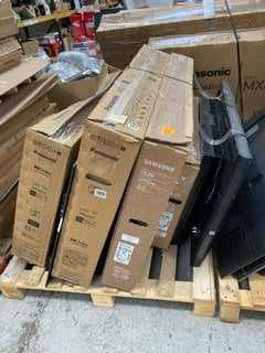 PALLET OF ASSORTED SPARES & REPAIRS TV'S TO INCLUDE PANASONIC MX600 ( PCB BOARD REMOVED ): LOCATION - A3 (KERBSIDE PALLET DELIVERY)