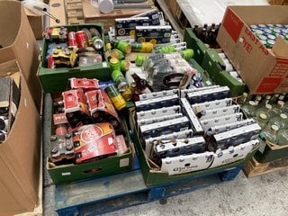 (COLLECTION ONLY) PALLET OF MIXED ALCOHOL TO INCLUDE CORONA EXTRA 330ML 4.5% VOL 07/23: LOCATION - B6