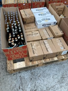 (COLLECTION ONLY) PALLET OF ASSORTED BEERS & LAGERS TO INCLUDE BIRRA MORETTI 4.6%VOL 330ML (WE OPERATE A CHALLENGE 25 POLICY. 18+ ID MAY BE REQUIRED UPON COLLECTION/DELIVERY, E.G. A VALID PASSPORT OR