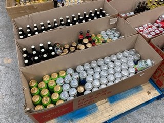 (COLLECTION ONLY) PALLET OF ASSORTED DRINKS TO INCLUDE INCH'S APPLE CIDER 4.5% VOL 440ML (WE OPERATE A CHALLENGE 25 POLICY. 18+ ID MAY BE REQUIRED UPON COLLECTION/DELIVERY, E.G. A VALID PASSPORT OR P