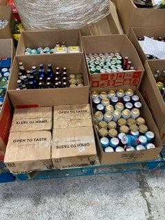 (COLLECTION ONLY) PALLET OF ASSORTED DRINKS TO INCLUDE BREWDOG POST PUNK IPA 5.4% VOL 330ml (WE OPERATE A CHALLENGE 25 POLICY. 18+ ID MAY BE REQUIRED UPON COLLECTION/DELIVERY, E.G. A VALID PASSPORT O