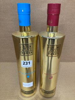 2 X ASSORTED AU VODKA TO INCLUDE BLUE RASPBERRY 35.2& VOL 70CL (WE OPERATE A CHALLENGE 25 POLICY. 18+ ID MAY BE REQUIRED UPON COLLECTION/DELIVERY, E.G. A VALID PASSPORT OR PHOTO DRIVING LICENCE): LOC