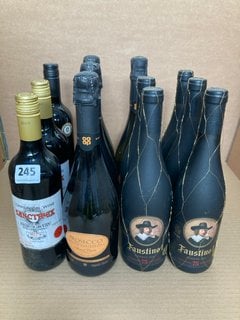 12 X ASSORTED BOTTLES OF WINE TO INCLUDE PROSECCO SPECIAL CUVEE 11% VOL 75CL (WE OPERATE A CHALLENGE 25 POLICY. 18+ ID MAY BE REQUIRED UPON COLLECTION/DELIVERY, E.G. A VALID PASSPORT OR PHOTO DRIVING