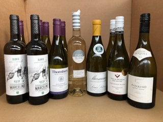 12 X ASSORTED BOTTLE OF WINE TO INCLUDE VILLA MARIA SAUVIGNON BLANC 12.5% VOL 750ML (WE OPERATE A CHALLENGE 25 POLICY. 18+ ID MAY BE REQUIRED UPON COLLECTION/DELIVERY, E.G. A VALID PASSPORT OR PHOTO