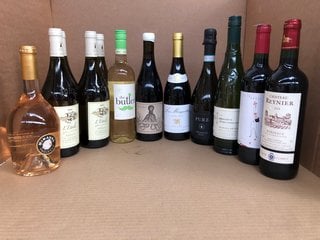 12 X ASSORTED BOTTLE OF WINE TO INCLUDE THE BUTLER WHITE WINE 11.5% OL 75CL (WE OPERATE A CHALLENGE 25 POLICY. 18+ ID MAY BE REQUIRED UPON COLLECTION/DELIVERY, E.G. A VALID PASSPORT OR PHOTO DRIVING