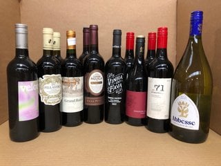 12 X ASSORTED WINES TO INCLUDE GRAND BASTIDES GAILLAC 12.5% VOL 75CL (WE OPERATE A CHALLENGE 25 POLICY. 18+ ID MAY BE REQUIRED UPON COLLECTION/DELIVERY, E.G. A VALID PASSPORT OR PHOTO DRIVING LICENCE