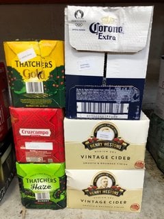 (COLLECTION ONLY) QTY OF ASSORTED LAGERS TO INCLUDE CRUZCAMPO LAGER 4.4% VOL (WE OPERATE A CHALLENGE 25 POLICY. 18+ ID MAY BE REQUIRED UPON COLLECTION/DELIVERY, E.G. A VALID PASSPORT OR PHOTO DRIVING