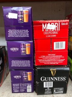 (COLLECTION ONLY) QTY OF ASSORTED LAGERS & BEERS TO INCLUDE MADRI EXCEPCIONAL LAGER 4.6% VOL (WE OPERATE A CHALLENGE 25 POLICY. 18+ ID MAY BE REQUIRED UPON COLLECTION/DELIVERY, E.G. A VALID PASSPORT