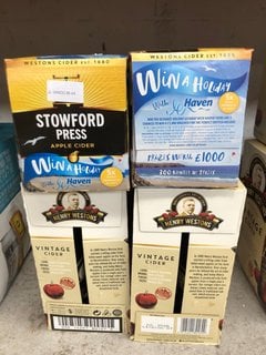 (COLLECTION ONLY) QTY OF ASSORTED DRINKS TO INCLUDE STOWFORD CIDER 4.5% VOL (WE OPERATE A CHALLENGE 25 POLICY. 18+ ID MAY BE REQUIRED UPON COLLECTION/DELIVERY, E.G. A VALID PASSPORT OR PHOTO DRIVING