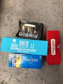 (COLLECTION ONLY) QTY OF ASSORTED DRINKS TO INCLUDE GUINESS DRAFT 4.1% VOL (WE OPERATE A CHALLENGE 25 POLICY. 18+ ID MAY BE REQUIRED UPON COLLECTION/DELIVERY, E.G. A VALID PASSPORT OR PHOTO DRIVING L