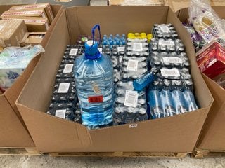 PALLET OF ASSORTED DRINKS TO INCLUDE POWERADE 500ML BOTTLES ( B.B DATE 31.4.2025 ): LOCATION - A4 (KERBSIDE PALLET DELIVERY)