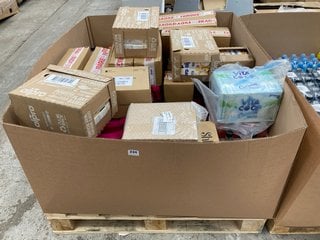 PALLET OF ASSORTED DRINKS TO INCLUDE ROBINSON APPLE & BLACKCURRANT ( B.B DATE 07.2025 ): LOCATION - A4 (KERBSIDE PALLET DELIVERY)