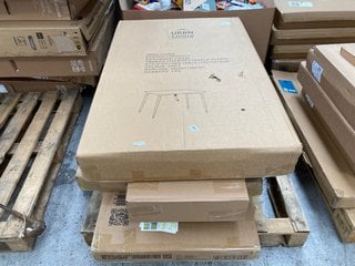 PALLET OF ASSORTED ITEMS TO INCLUDE URBN LIVING 110CM RECTANGULAR TABLE: LOCATION - B4 (KERBSIDE PALLET DELIVERY)