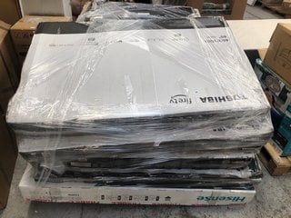 PALLET OF ASSORTED SPARES AND REPAIRS TV'S (PCB BOARDS REMOVED ): LOCATION - B2 (KERBSIDE PALLET DELIVERY)