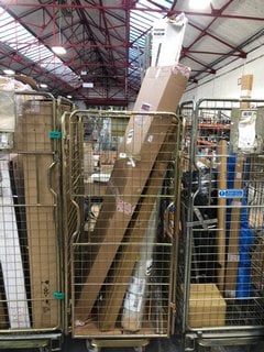 QTY OF ASSORTED ITEMS TO INCLUDE RAINBERG IRONING BOARD ( CAGE NOT INCLUDED ): LOCATION - B6 (KERBSIDE PALLET DELIVERY)