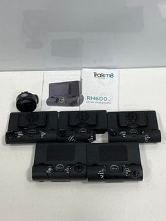 X5 TRAKM8 RH600 DASH CAMERAS IN BLACK. (INCLUDES VARIETY OF CABLES, SD CARDS REMOVED, NO STORAGE) [JPTM125515]