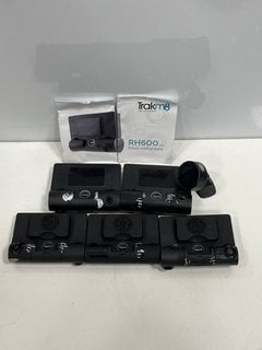 X5 TRAKM8 RH600 DASH CAMERAS IN BLACK. (INCLUDES VARIETY OF CABLES, SD CARDS REMOVED, NO STORAGE) [JPTM125514]