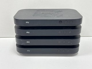 4 X SKY Q MINI TV STREAMING BOX IN BLACK: MODEL NO EM150 (UNIT ONLY) [JPTM125343]