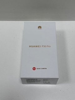 HUAWEI P30 PRO 128 GB SMARTPHONE IN WHITE: MODEL NO VOG-L29 (WITH BOX & ALL ACCESSORIES) [JPTM125370]