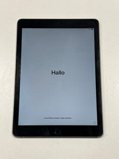 APPLE IPAD AIR 2 128 GB TABLET WITH WIFI IN SPACE GREY: MODEL NO A2566 (UNIT ONLY) [JPTM125287]