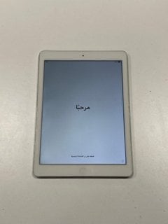 APPLE IPAD AIR 32 GB TABLET WITH WIFI IN SILVER: MODEL NO A1474 (UNIT ONLY) [JPTM125281]