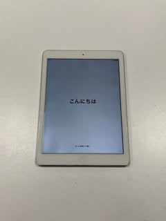 APPLE IPAD AIR 32 GB TABLET WITH WIFI IN SILVER: MODEL NO A1474 (UNIT ONLY) [JPTM125269]