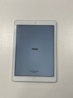 APPLE IPAD AIR 32 GB TABLET WITH WIFI IN SILVER: MODEL NO A1474 (UNIT ONLY) [JPTM125297]