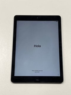 APPLE IPAD AIR 16 GB TABLET WITH WIFI IN SPACE GREY: MODEL NO A1474 (UNIT ONLY) [JPTM125295]