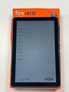 AMAZON FIRE HD 10 (11TH GENERATION) 32 GB TABLET WITH WIFI IN DENIM: MODEL NO T76N2B (WITH BOX, CHARGING CABLE & PLUG) [JPTM125436]