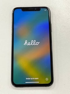 APPLE IPHONE X 64GB SMARTPHONE IN SPACE GREY: MODEL NO A1865 [JPTM125456]