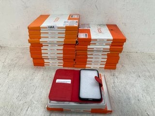 QTY OF ASSORTED SIZED TUCCH CASES FOR APPLE IPHONES: LOCATION - E4