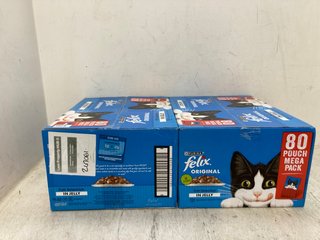 2 X MULTIPACKS OF PURINA FELIX ORIGINAL FISH SELECTION IN JELLY WET CAT FOOD BB: 06/26: LOCATION - E4