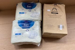 2 X PACKS OF ABENA SAN PREMIUM INCONTINANCE PROTECTION PADS TO INCLUDE MAMA AND BEAR BABY NAPPY PACK: LOCATION - H13