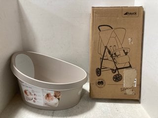 SHNUGGLE TODDLER BATH TO INCLUDE HAUCK SPORT CHILDRENS STROLLER: LOCATION - H15