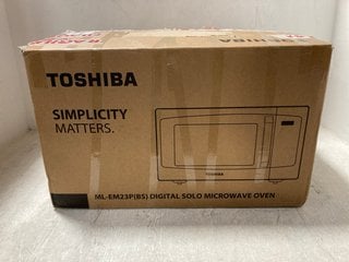 TOSHIBA MICROWAVE OVEN MODEL: ML-EM23P(BS): LOCATION - H15