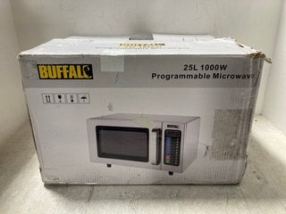 BUFFALO 25L 1000W PROGRAMMABLE MICROWAVE - RRP £196: LOCATION - H15