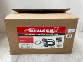 NEILSON 230V ELECTRIC DIESEL FUEL TRANSFER PUMP: LOCATION - H18