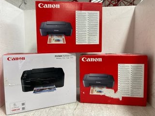 3 X ASSORTED CANON PIXMA HOME PRINTERS: LOCATION - G14