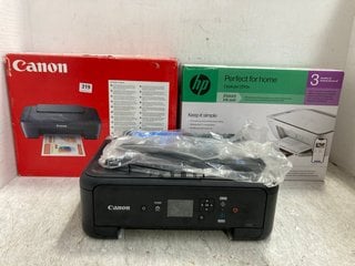 2 X ASSORTED CANON PIXMA HOME PRINTERS IN BLACK: LOCATION - G13