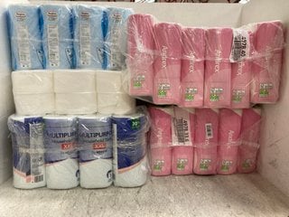 5 X ASSORTED MULTIPACKS OF HYGIENE ROLLS: LOCATION - G13