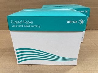 2 X BOXES OF XEROX DIGITAL A4 PAPER PACKS: LOCATION - F3