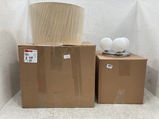 2 X ASSORTED JOHN LEWIS AND PARTNERS LIGHT ITEMS TO INCLUDE EVELYN SWING FLOOR LAMP: LOCATION - F9