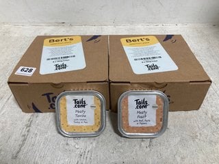 2 X TAILS PERSONALISED 8 X 150G WET DOG FOOD TRAYS BB: 06/26: LOCATION - G2