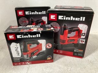 4 X EINHELL CORDLESS NAILERS: LOCATION - G1