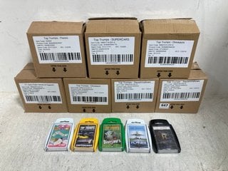 7 X ASSORTED THEMED BOXES OF TOP TRUMP CARD GAMES: LOCATION - G0