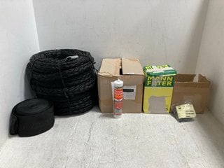 QTY OF ASSORTED ITEMS TO INCLUDE MANN FILTER AIR FILTER: LOCATION - G0