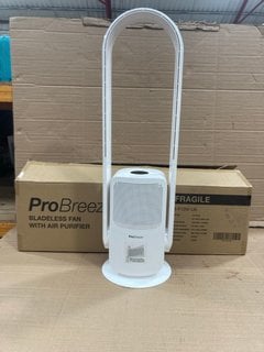 PRO BREEZE BLADELESS TOWER FAN AND AIR PURIFIER MODEL: PB-F12: LOCATION - F12