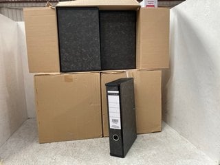 3 X BOXES OF EASTLIGHT BOX FILES IN BLACK: LOCATION - F18