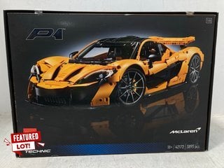 LEGO TECNIC MCLAREN P1 CAR BUILD KIT MODEL: 42172 - RRP - £335: LOCATION - E0