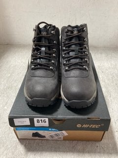 HI - TEC EUROTREK WOMENS LACE UP WALKING BOOTS IN CHOCOLATE SIZE: 6: LOCATION - G18